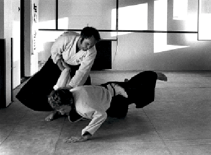 Aikido Technik Ikkyo mit Lennart Larsson und Lennart Inedahl. Foto: Magnus Hartman.
