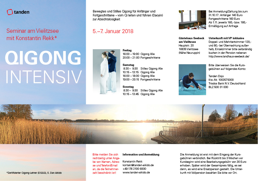 Flyer Qigong Intensiv Seminar Berlin/Vielitzsee Jan 2018
