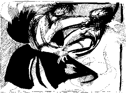 Mikael Eriksson, c. 1973. Aikido Technik Tenchi Nage Zeichnung.