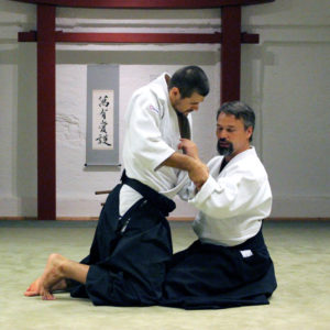 Entspannt die Haltung und Ausrichtung bewahren - Suwari Waza Aiki Age