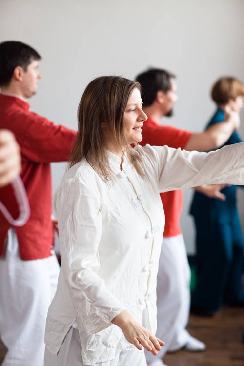 Qi Gong Kurs in Berlin - üben in der Gruppe