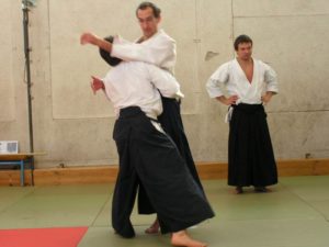 Fahrt zum Aikido-Seminar nach Rostock: Aikido-Training mit Wurf