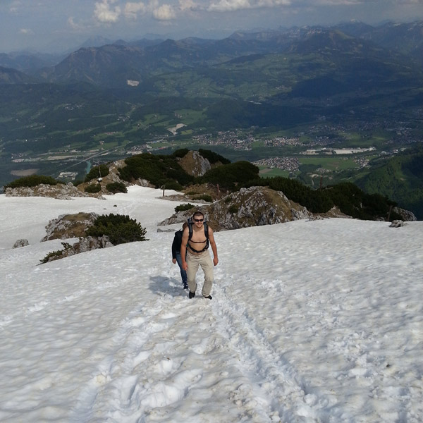 aikido seminar salzburg ausflug auf den untersberg im schnee