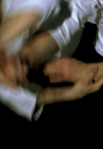 Rückseite Umschlag Aikido Buch. Aikido Hände.