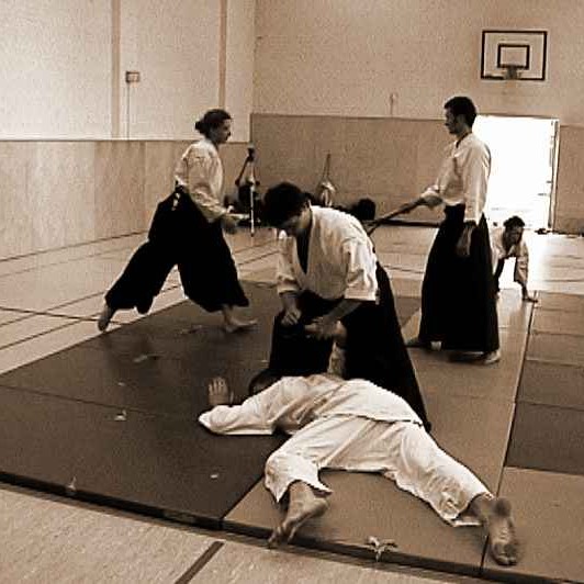 Aikido Osae Waza Haltetechnik - Vorführung Berlin 2003