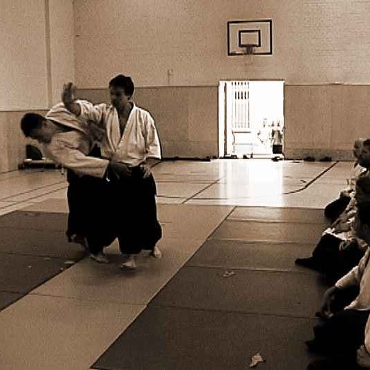 Aikido Atemi Eingang - Vorführung Berlin 2003