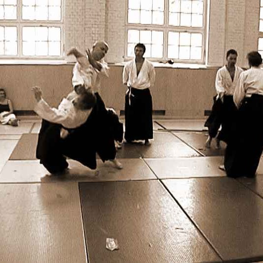 Aikido Atemi Eingang - Vorführung Berlin 2003
