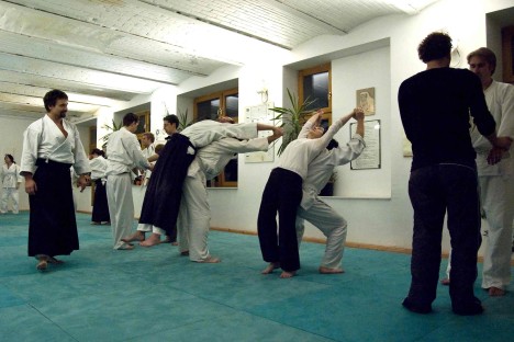 Aikido Berlin Training bei Tanden 2009