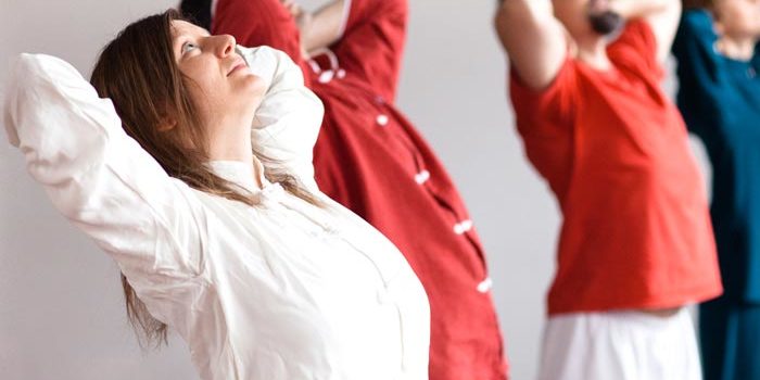 Qi Gong in Berlin - Nei Yang Gong Gruppe - Das Boot gegen den Strom schiebe
