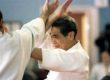 Shoji Nishio Sensei - Aikido Eingang Shomen Uchi