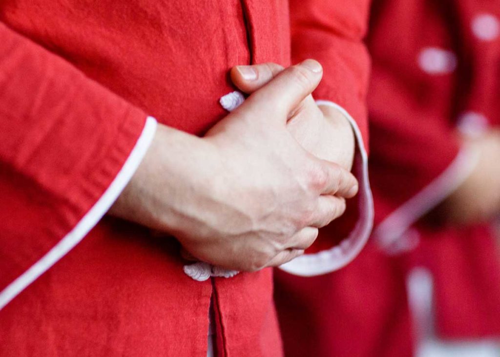 Qi sammeln im Dantian - ins Dantian schauen, denken, hören - Drei in Eins oder Dantian Mudra