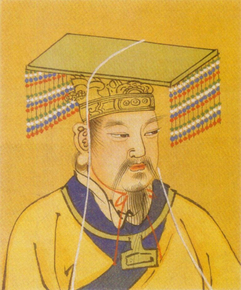 Huangdi, der Gelbe Kaiser, nach dem das Grundlagenwerk Huangdi Neijing benannt wurde